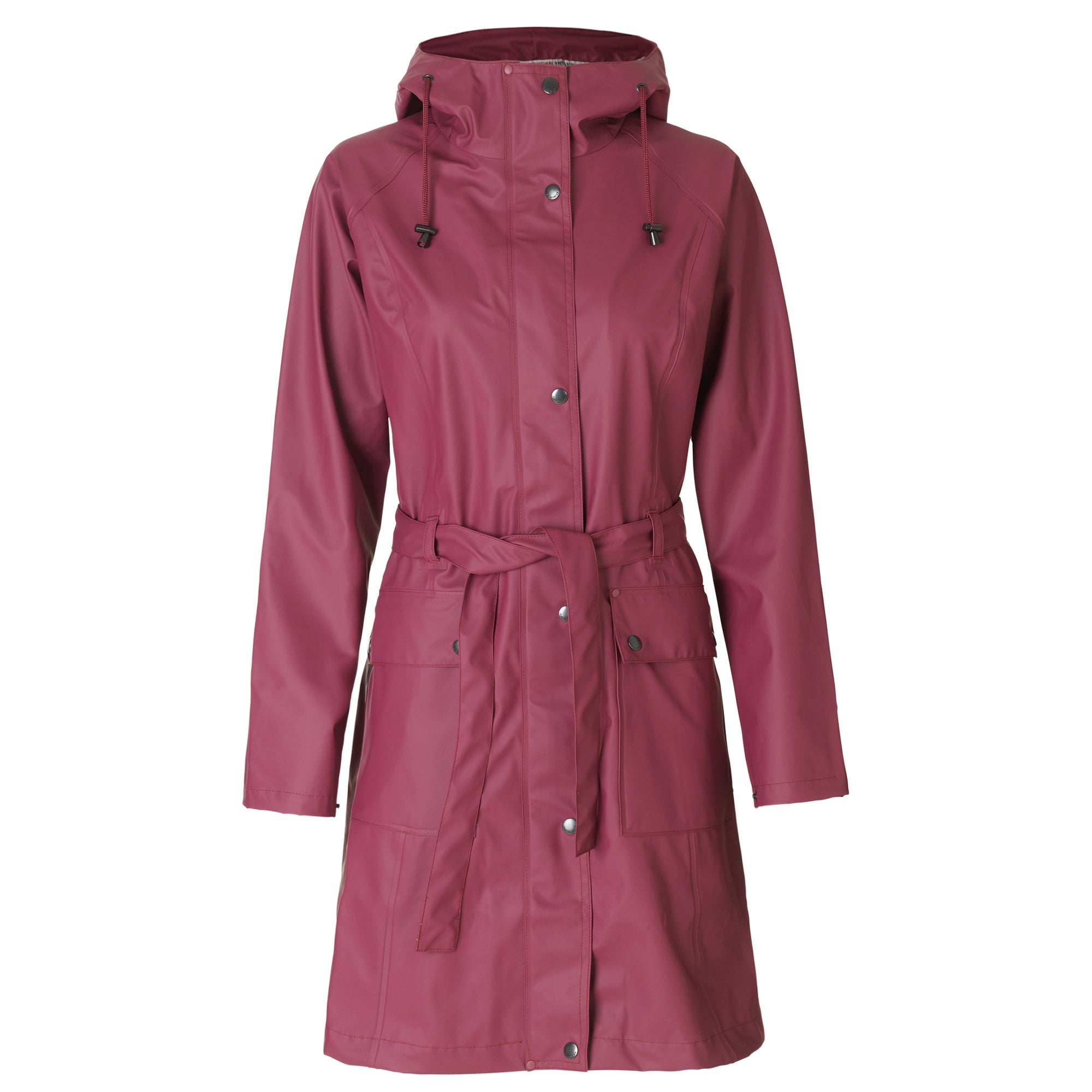 Regenjas RAIN70 | Maroon | Raincoat | Ilse Jacobsen