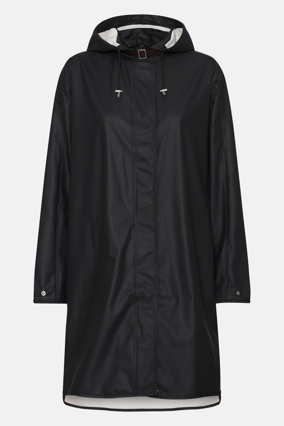 Regenjas in A-lijn RAIN71 | Black | Raincoat | Ilse Jacobsen
