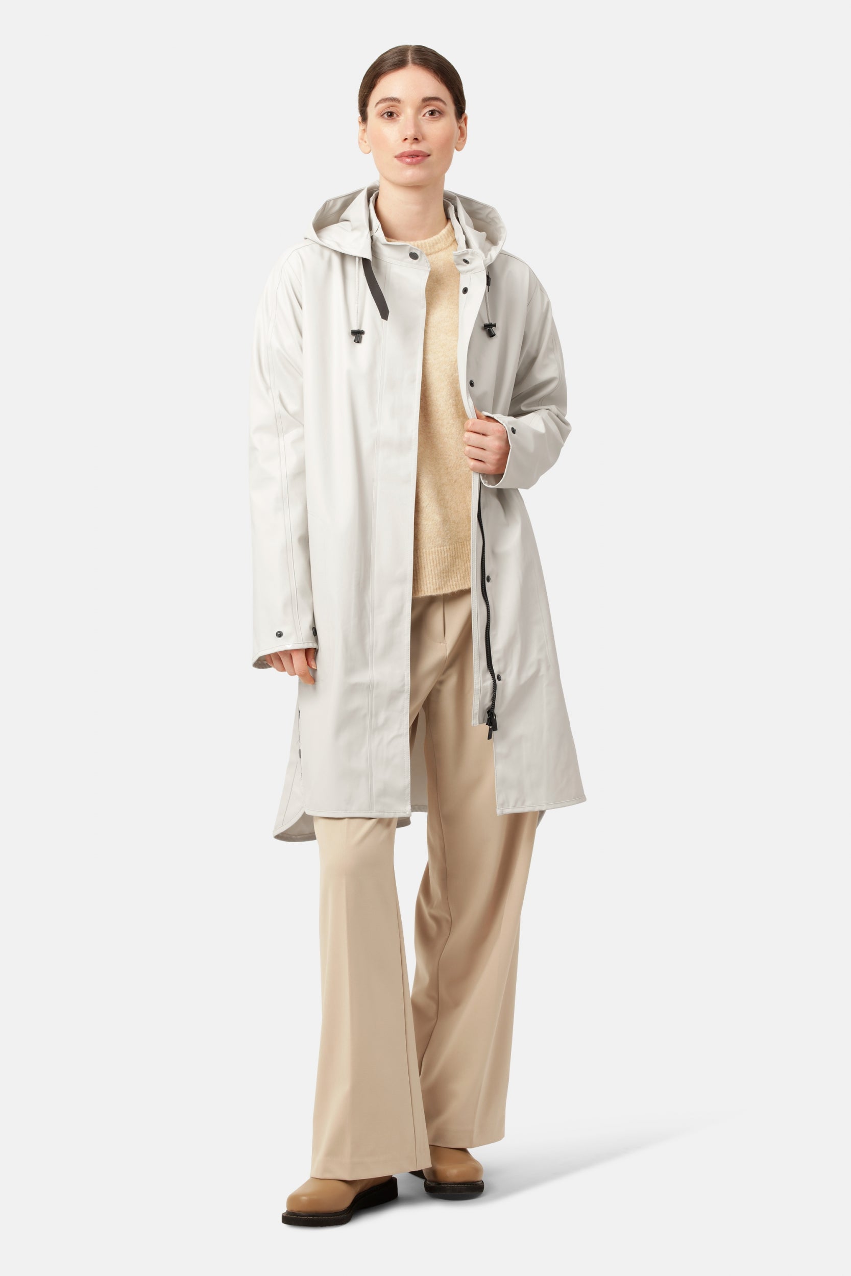 Regenjas RAIN71 | Milk Creme | Raincoat | Ilse Jacobsen