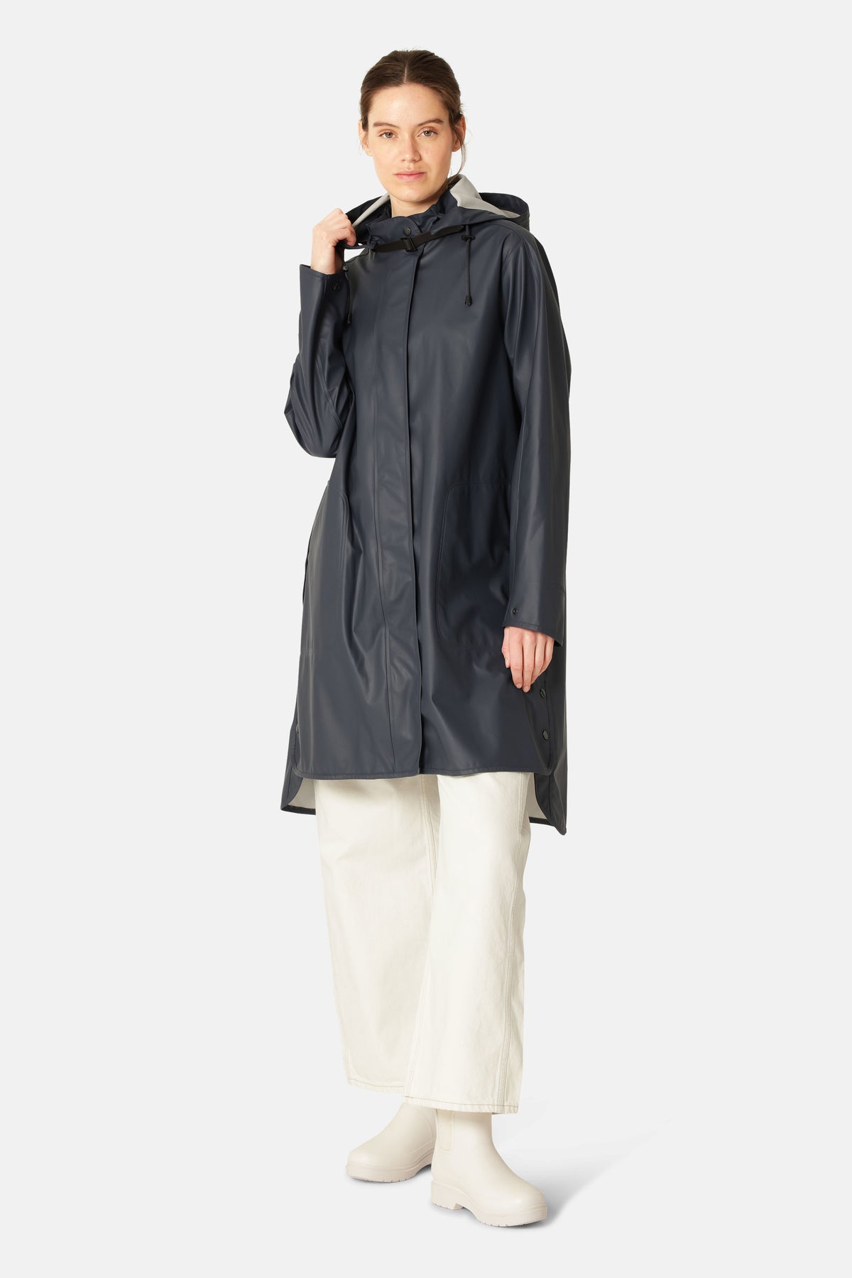 Regenjas in A-lijn RAIN71 | Ombre Blue | Raincoat | Ilse Jacobsen