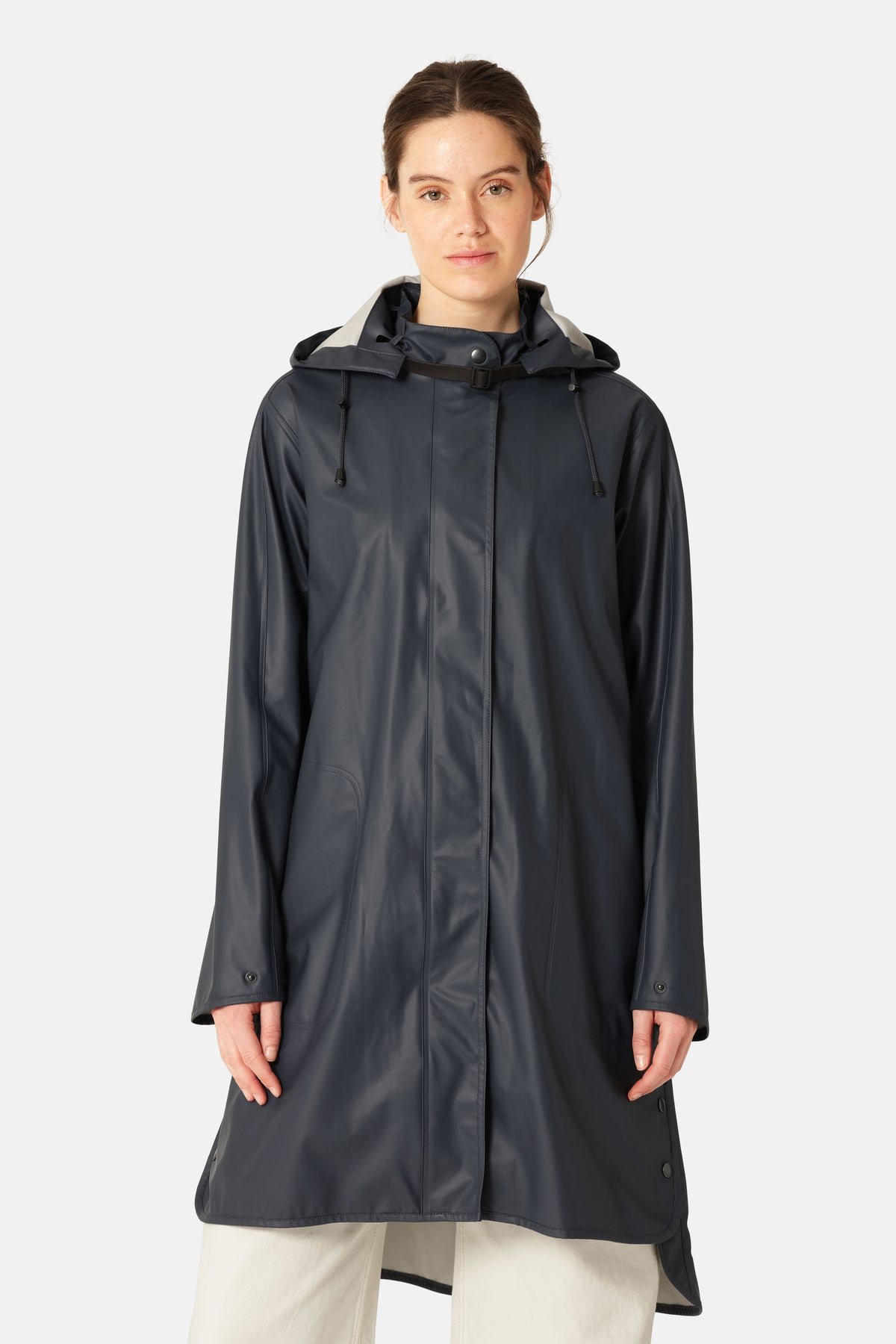 Regenjas in A-lijn RAIN71 | Ombre Blue | Raincoat | Ilse Jacobsen