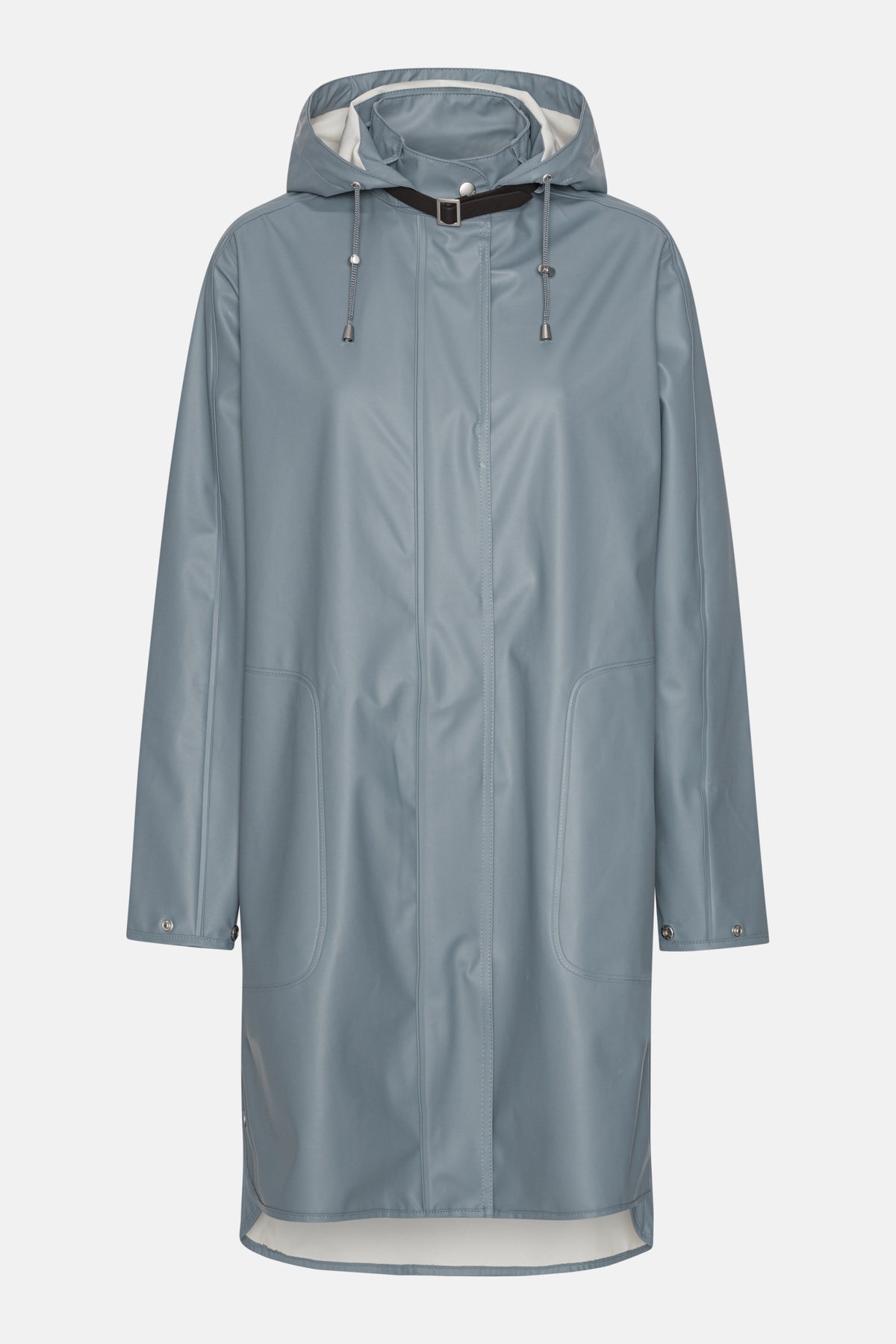 Regenjas in A-lijn RAIN71 | Grey Blue | Raincoat | Ilse Jacobsen