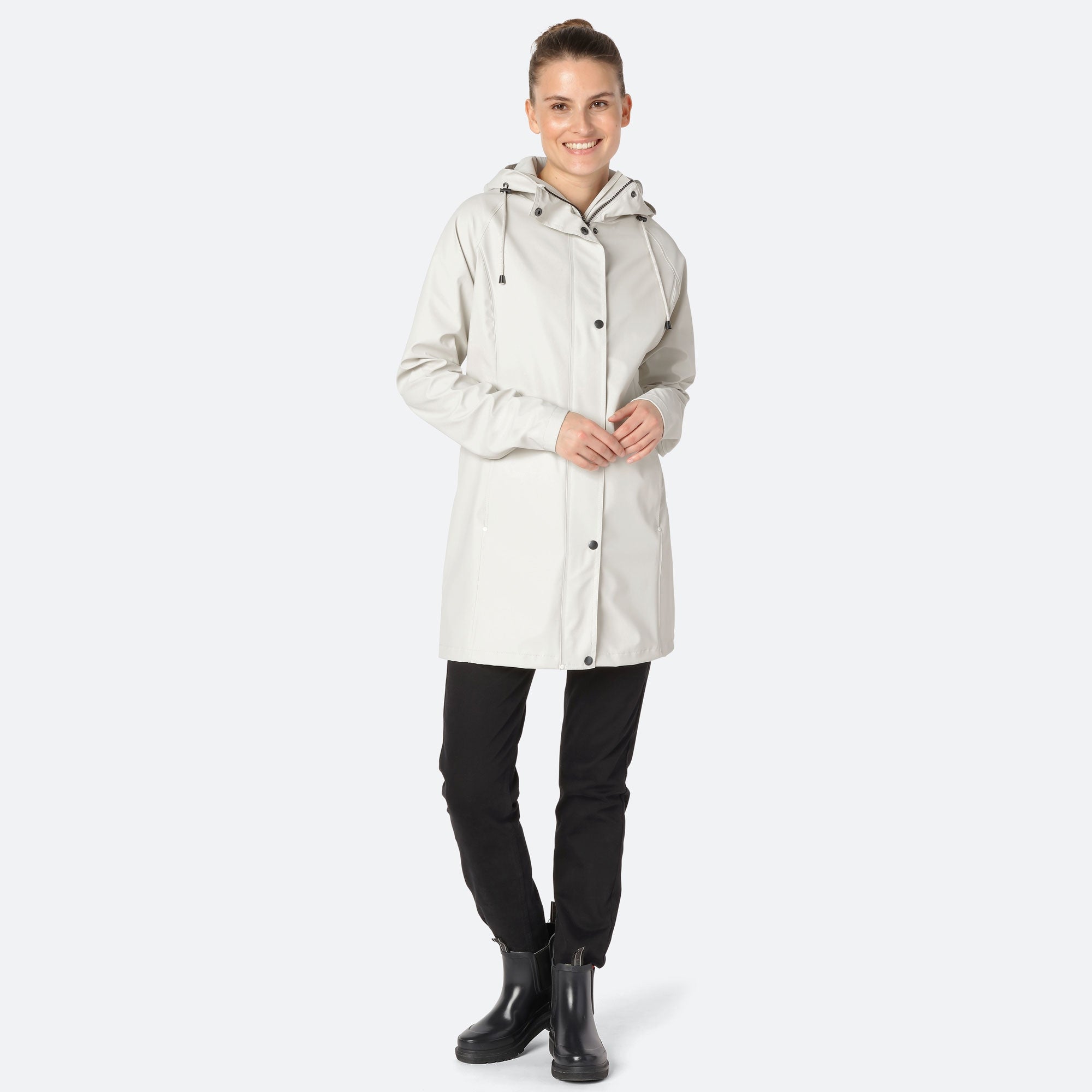 Regenjas RAIN87 | Milk Creme | Raincoat | Ilse Jacobsen