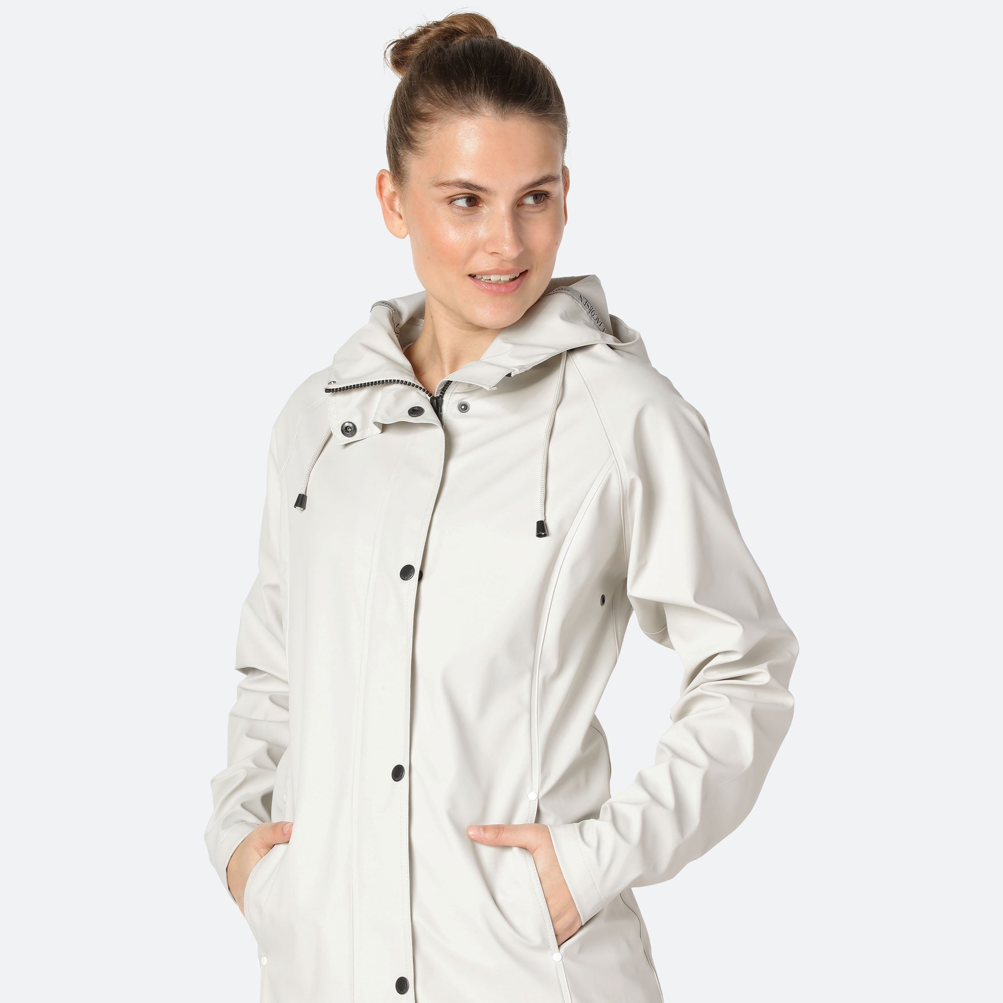Regenjas RAIN87 | Milk Creme | Raincoat | Ilse Jacobsen