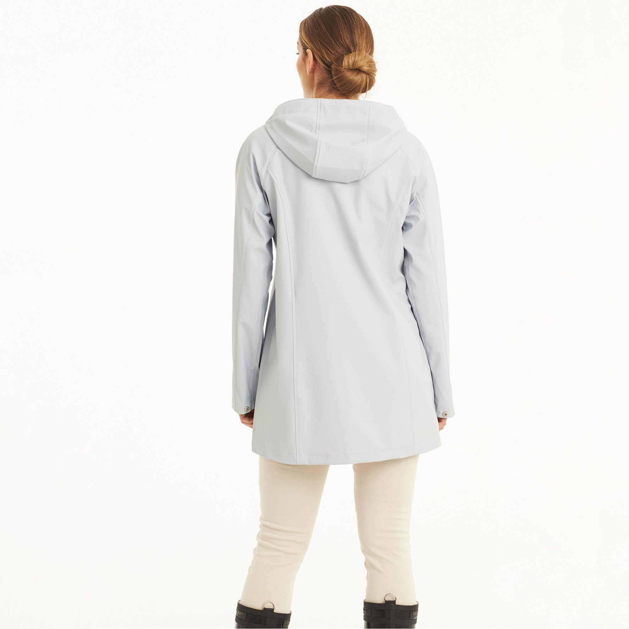 Regenjas RAIN87 | White Blue | Raincoat | Ilse Jacobsen