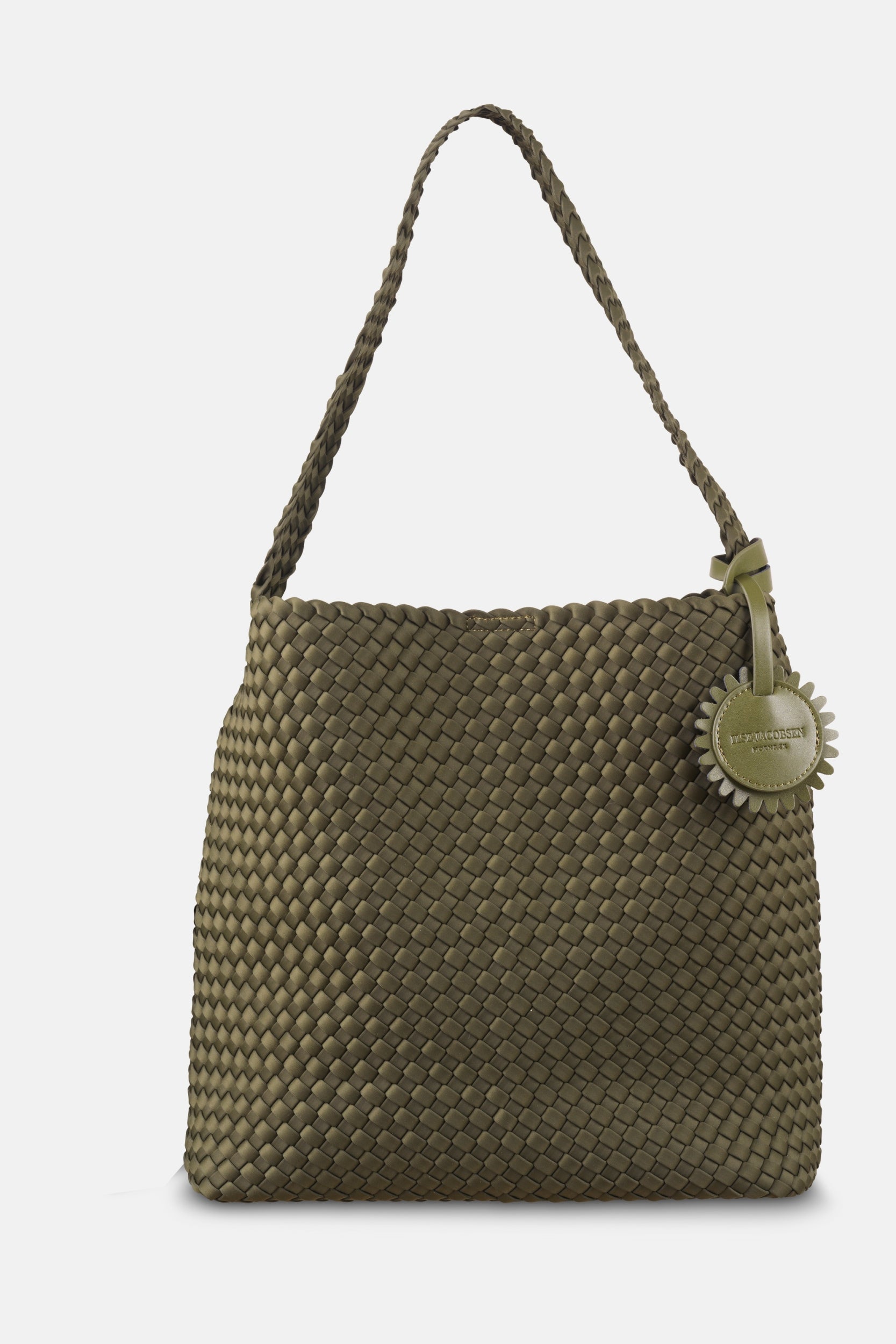 Geweven shopper SHELLBAG04 | Army | Bag | Ilse Jacobsen