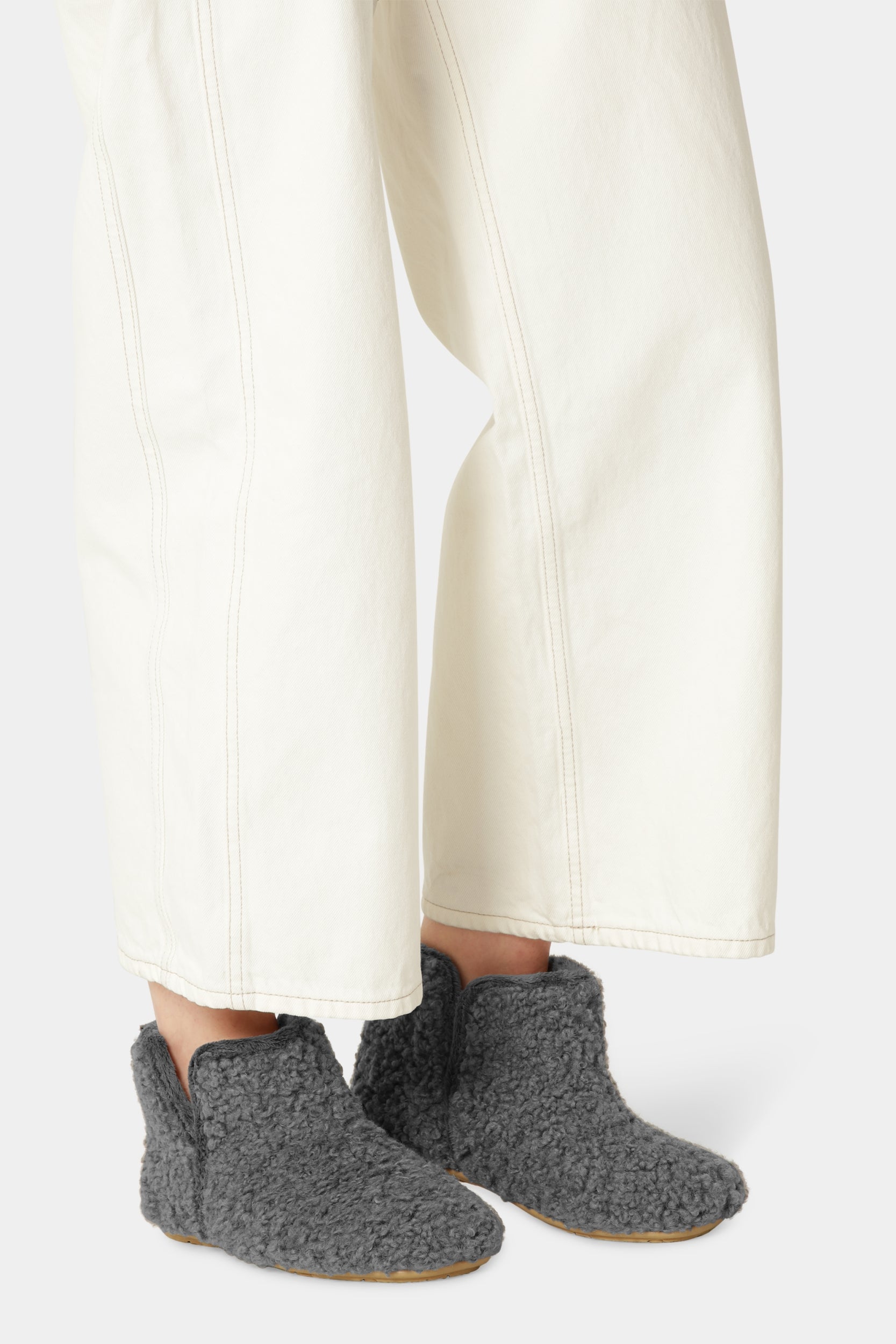 Warme Pantoffel SNIPPY01 | Grey Wheat | Boots | Ilse Jacobsen