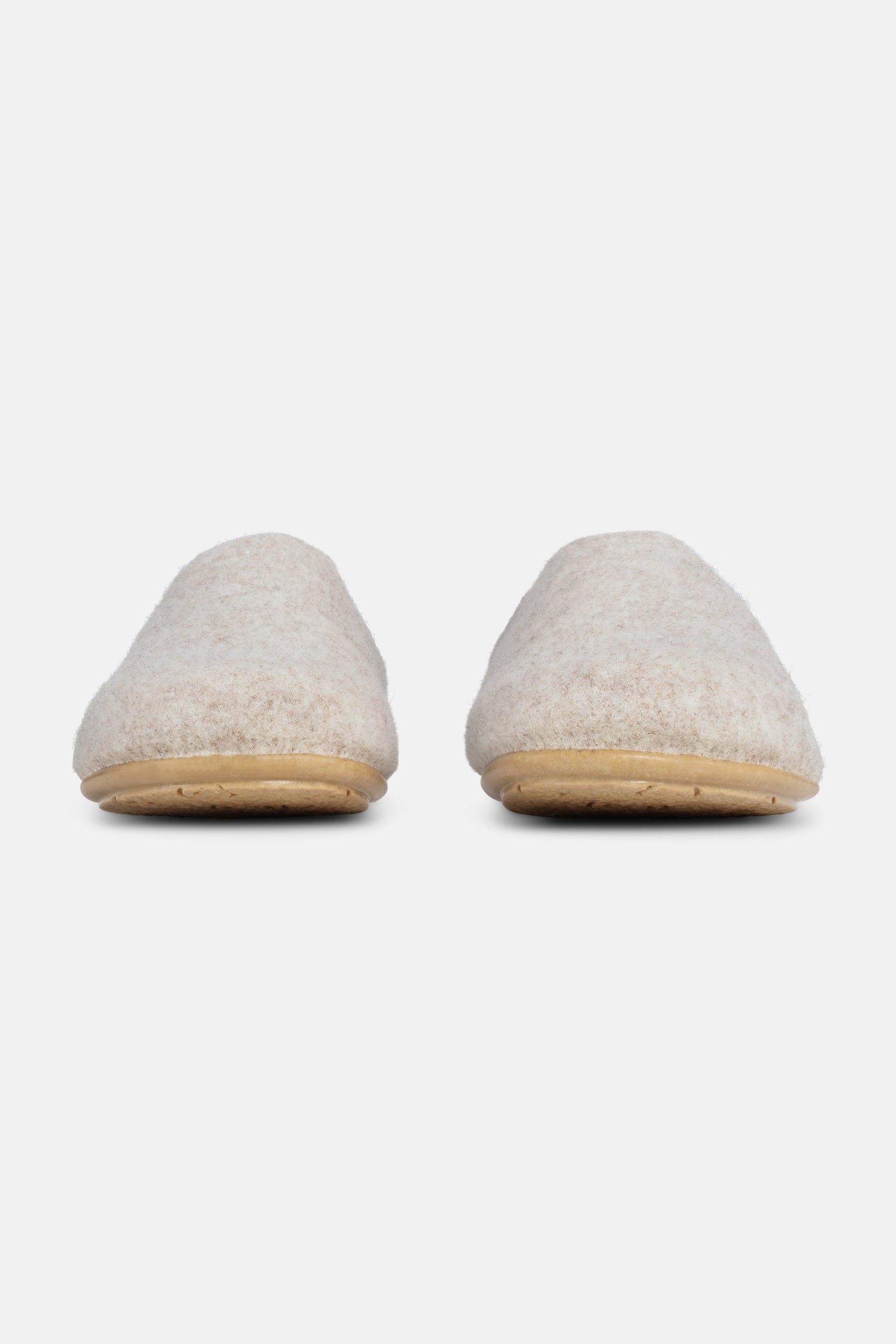 Wollen Pantoffel SNIPPY02 | Milk Creme Wheat | Home Shoes | Ilse Jacobsen