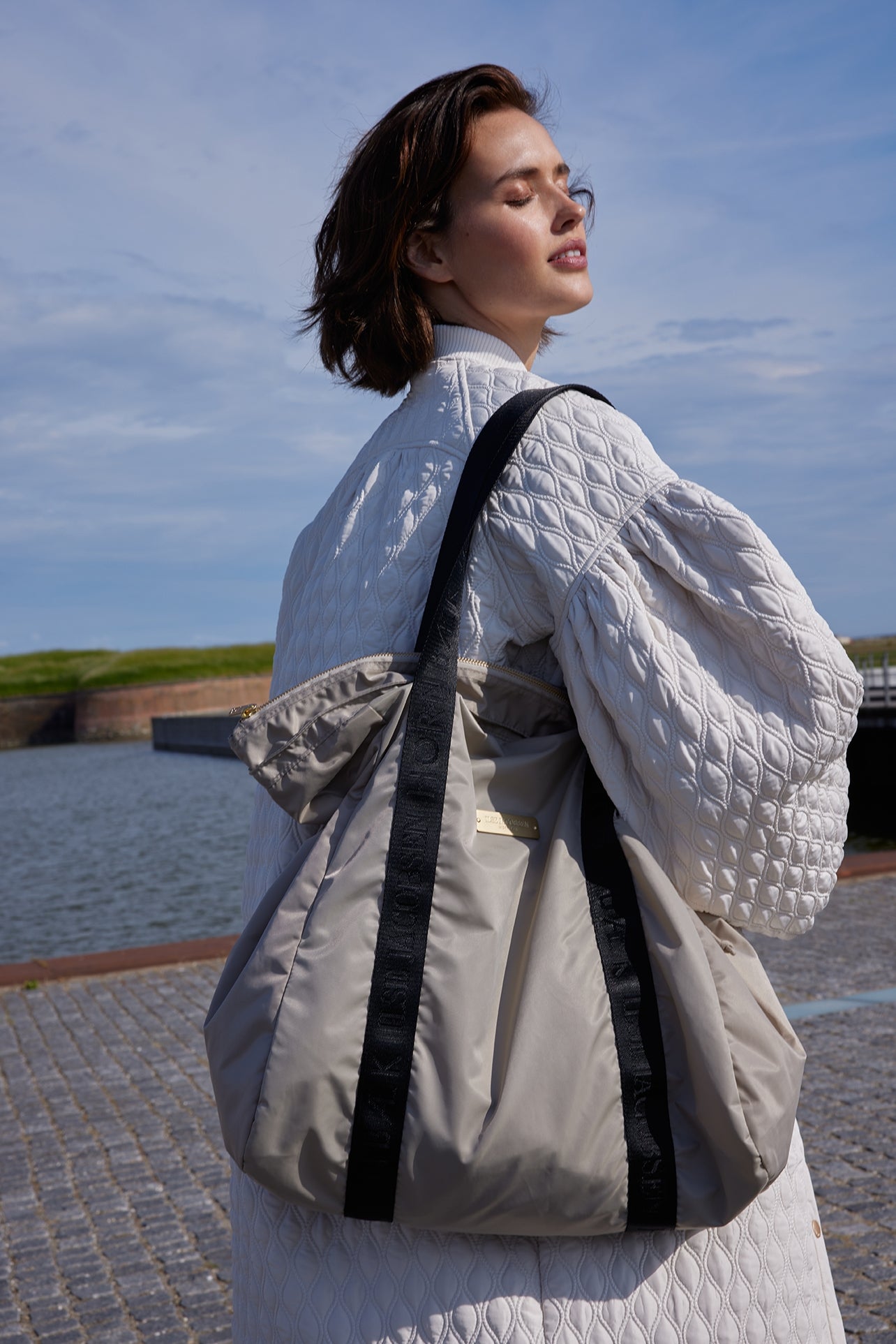 All Weather Shopper ALLWEATHER01 | White Pepper | Bag | Ilse Jacobsen