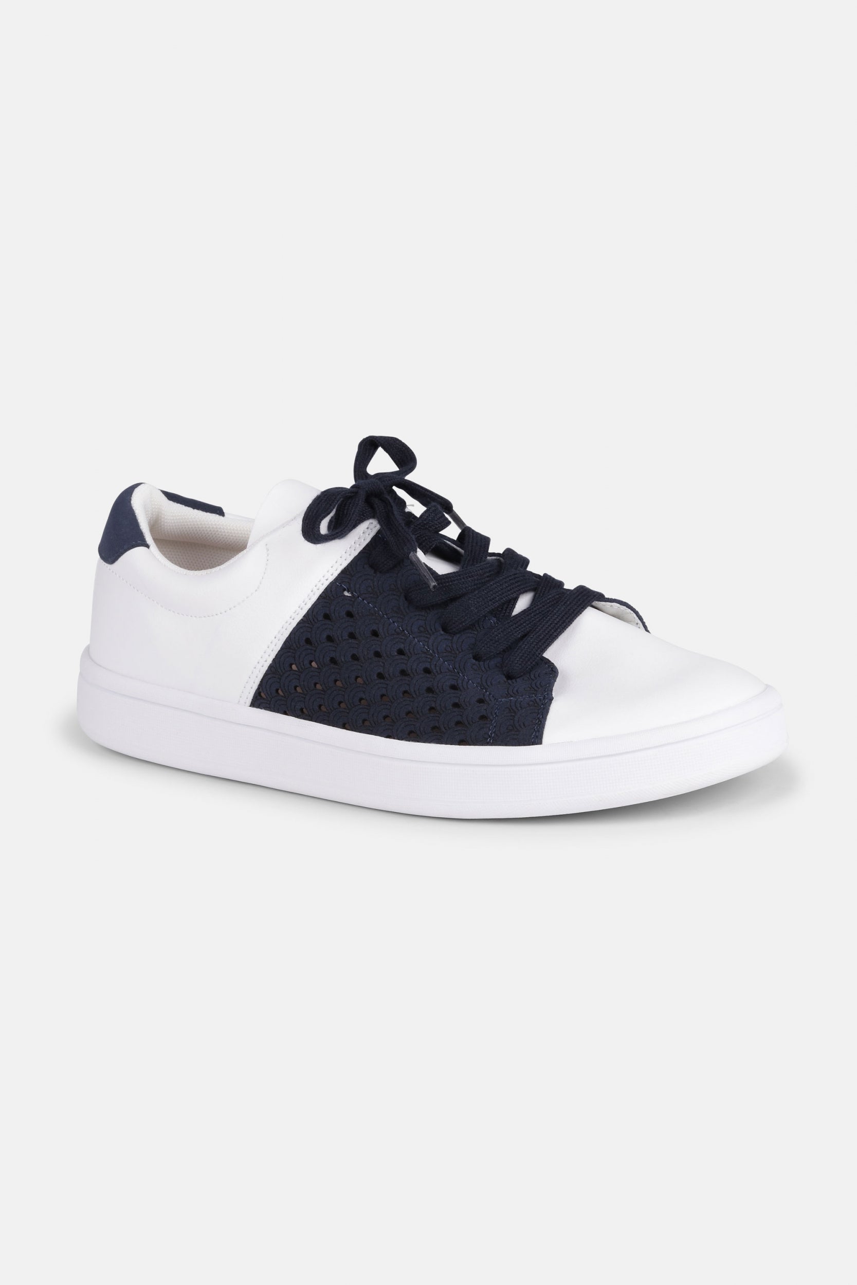Sneakers TANSY4074 | White Dark Indigo | Sneakers | Ilse Jacobsen