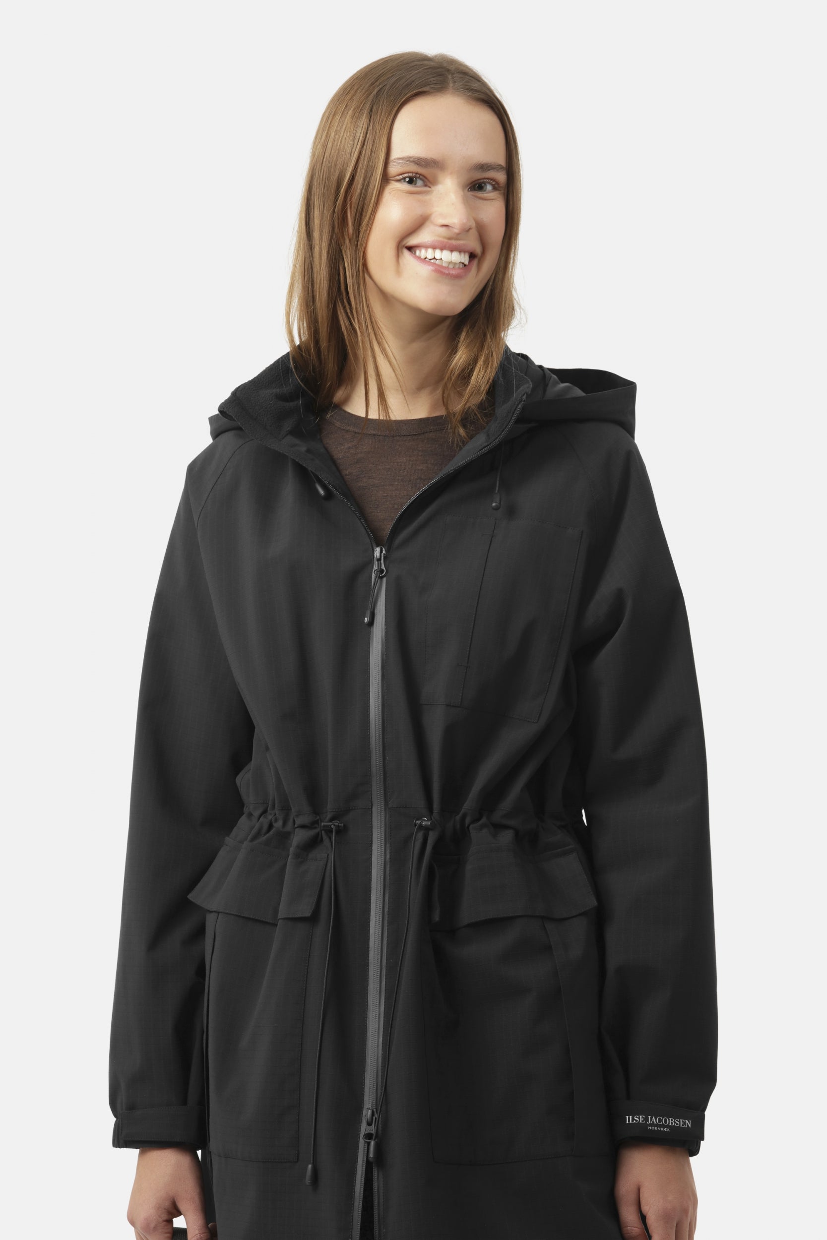 Lange Winterjas THERMAL01 | Black Beauty | Parka | Ilse Jacobsen