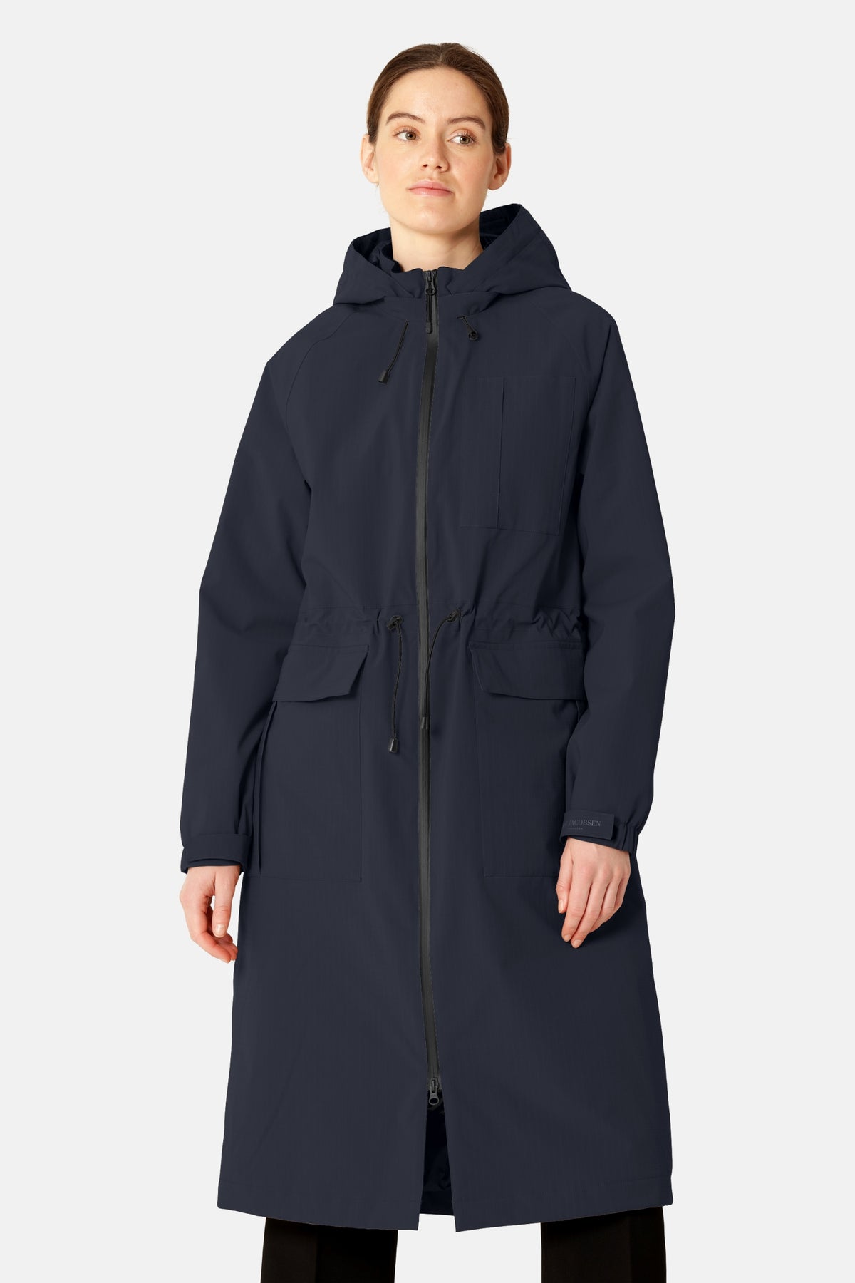 Lange winterparka THERMAL01 | Dark Indigo | Parka | Ilse Jacobsen
