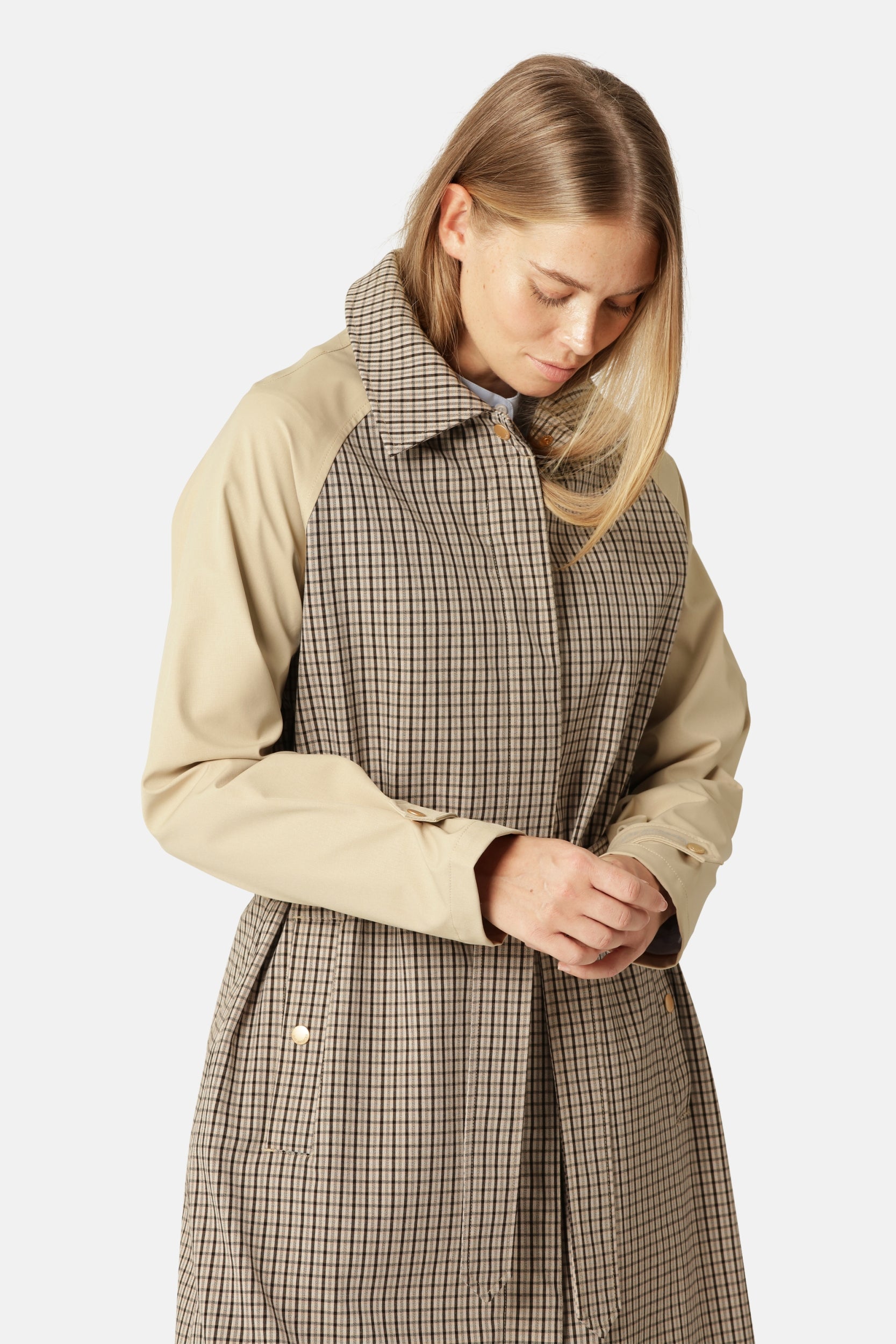 Trench Regenjassen TRENCHRAIN01 | White Pepper | Coat | Ilse Jacobsen