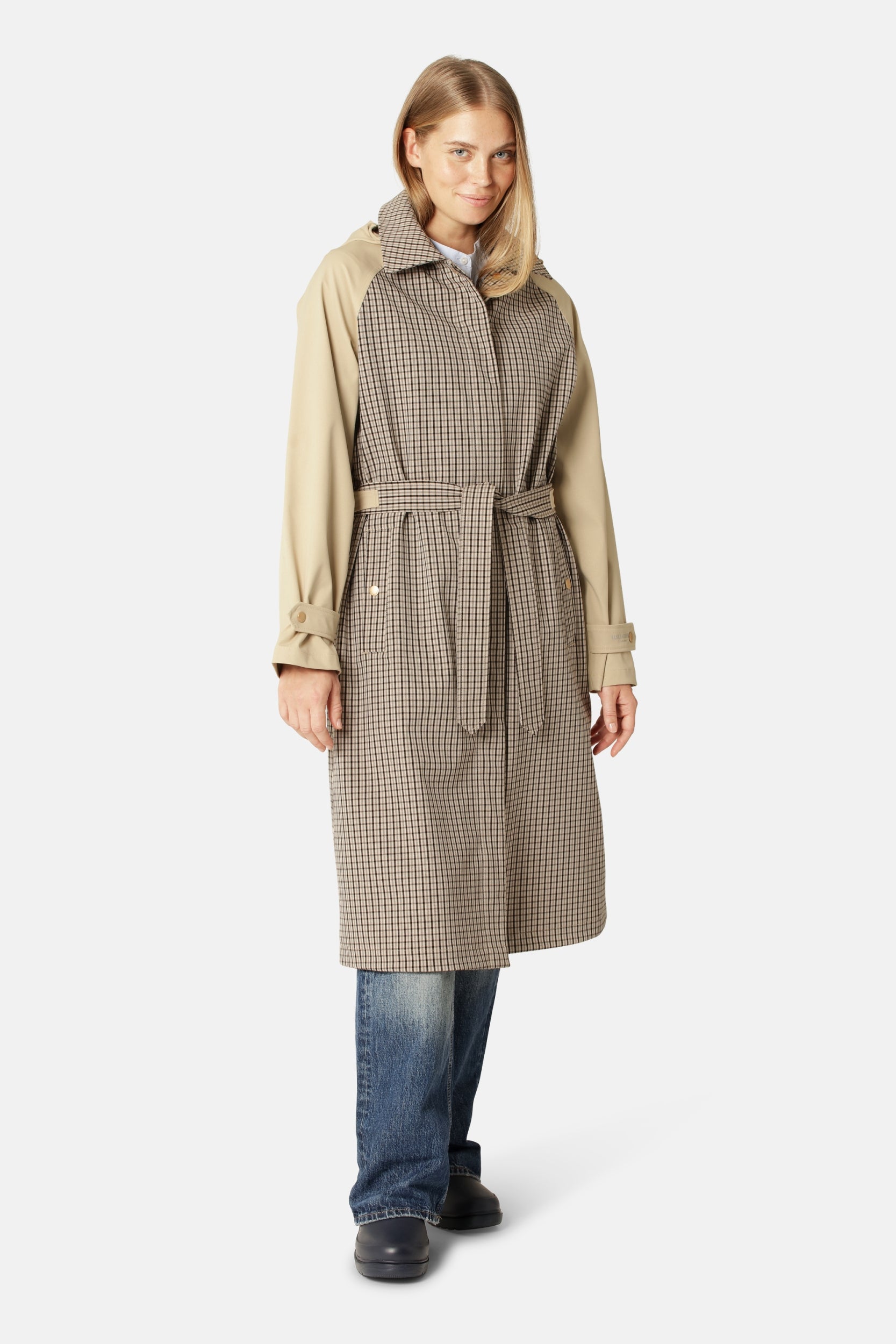 Trench Regenjassen TRENCHRAIN01 | White Pepper | Coat | Ilse Jacobsen