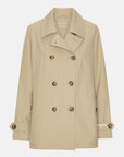 Peacoat TRENCHRAIN02 | White Pepper | Coat | Ilse Jacobsen