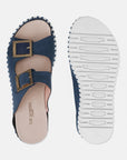 Sandalen met verstelbare gespen TULIP1037 - 699100 Blue Greyness White | Blue Greyness White | Sandals | Ilse Jacobsen