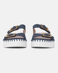Sandalen met verstelbare gespen TULIP1037 - 699100 Blue Greyness White | Blue Greyness White | Sandals | Ilse Jacobsen