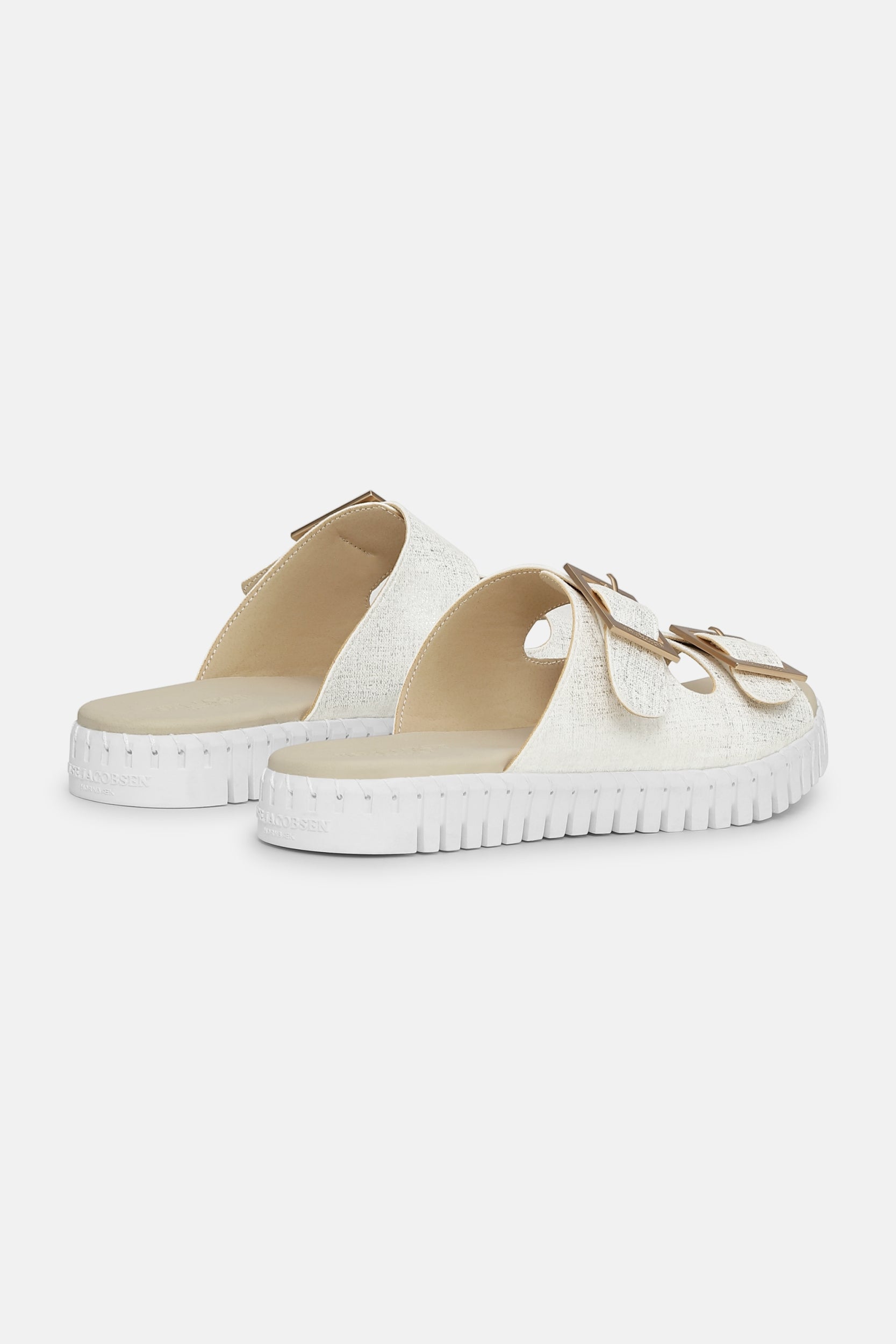 Tulip Verstelbare Sandal TULIP1039 | White Pearled Ivory | Shoes | Ilse Jacobsen