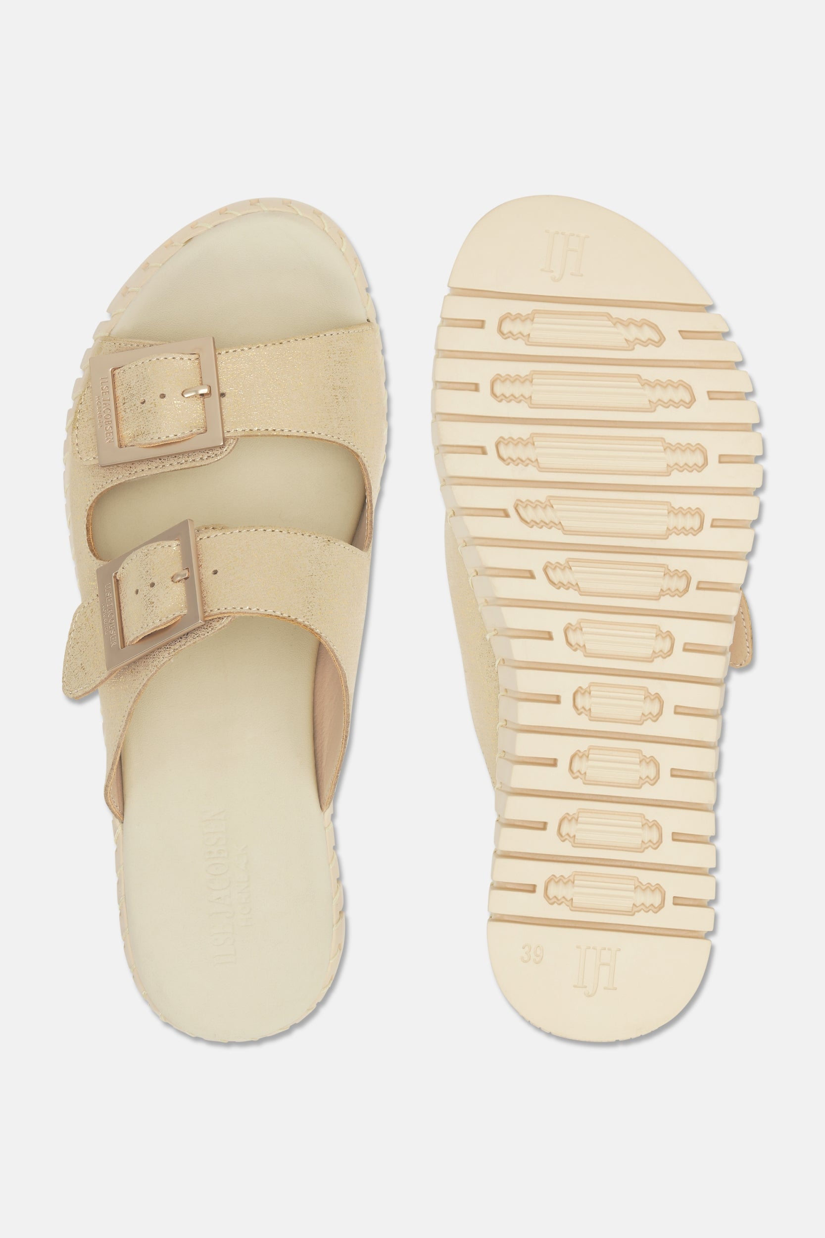 Tulip Verstelbare Sandal TULIP1039 | Platin Pearled Ivory | Shoes | Ilse Jacobsen