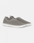 Instappers TULIP139 witte zool | Grey | Shoes | Ilse Jacobsen