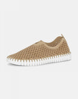 Instappers TULIP139 witte zool - 110 Latte | Latte | Shoes | Ilse Jacobsen