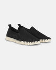 Instappers Heren TULIP140MEN beige zool | Black | Shoes | Ilse Jacobsen
