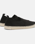 Instappers Heren TULIP140MEN beige zool | Black | Shoes | Ilse Jacobsen