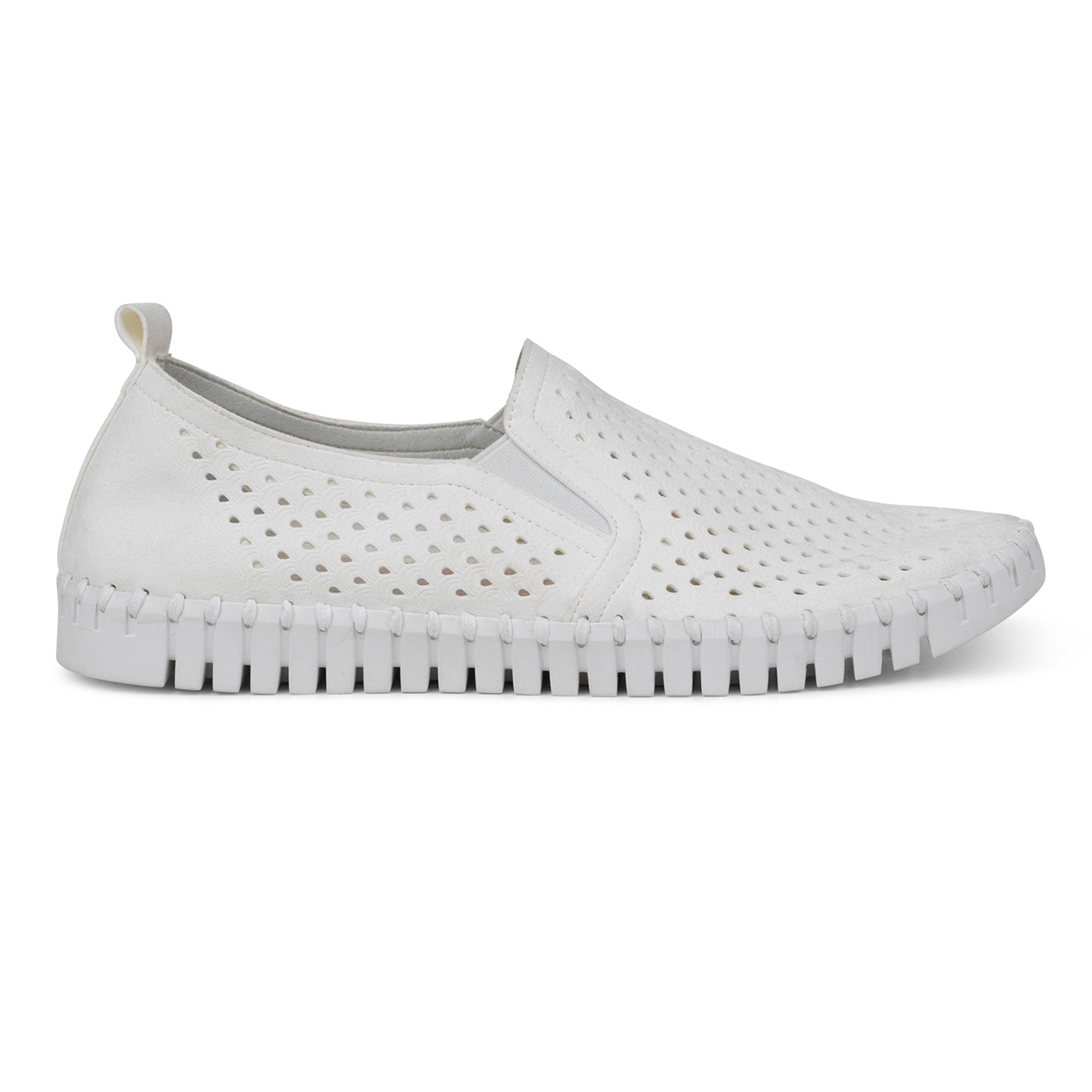 Instappers Heren TULIP140MEN beige zool | White | Shoes | Ilse Jacobsen