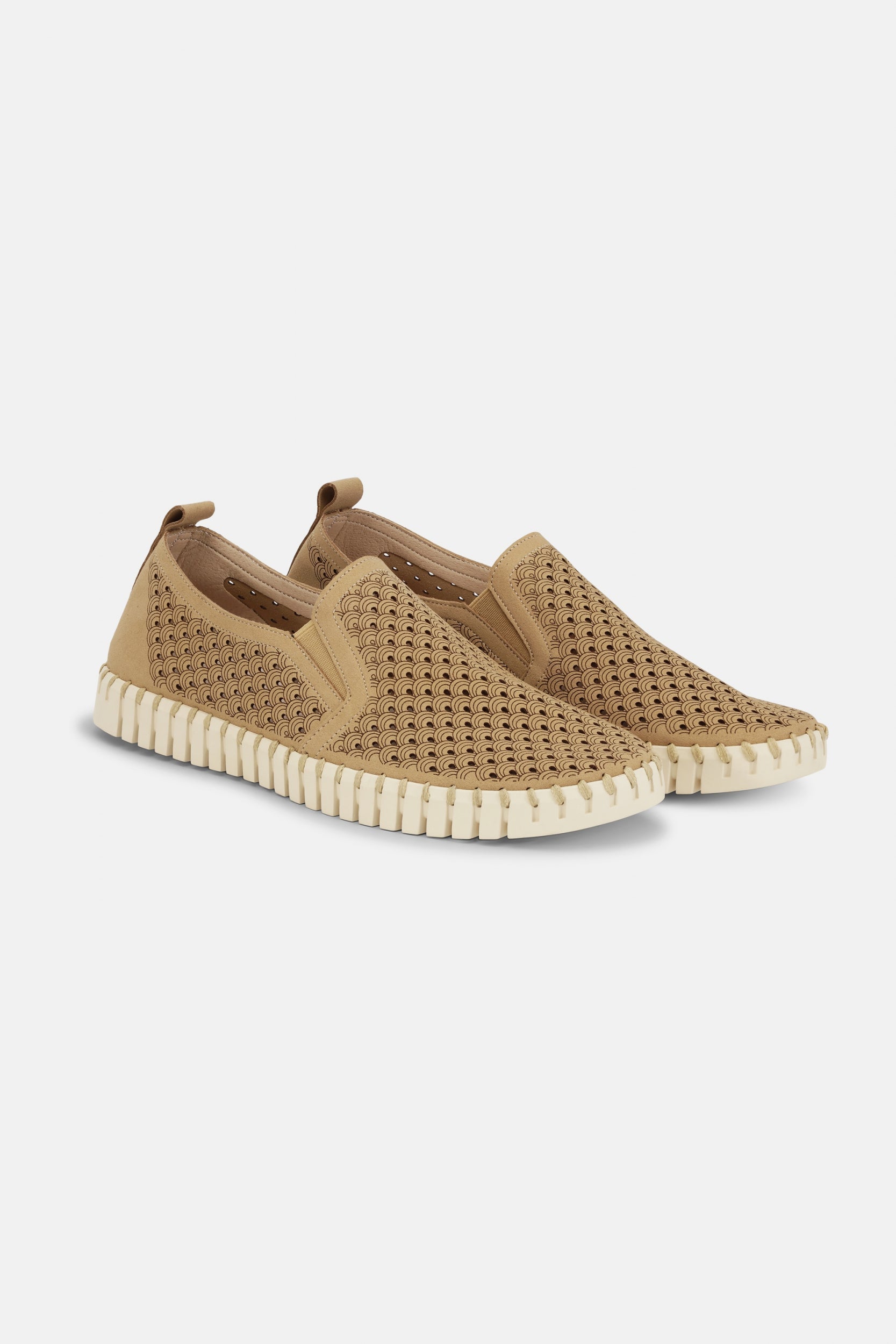 Instappers Heren TULIP140MEN beige zool | Latte | Shoes | Ilse Jacobsen