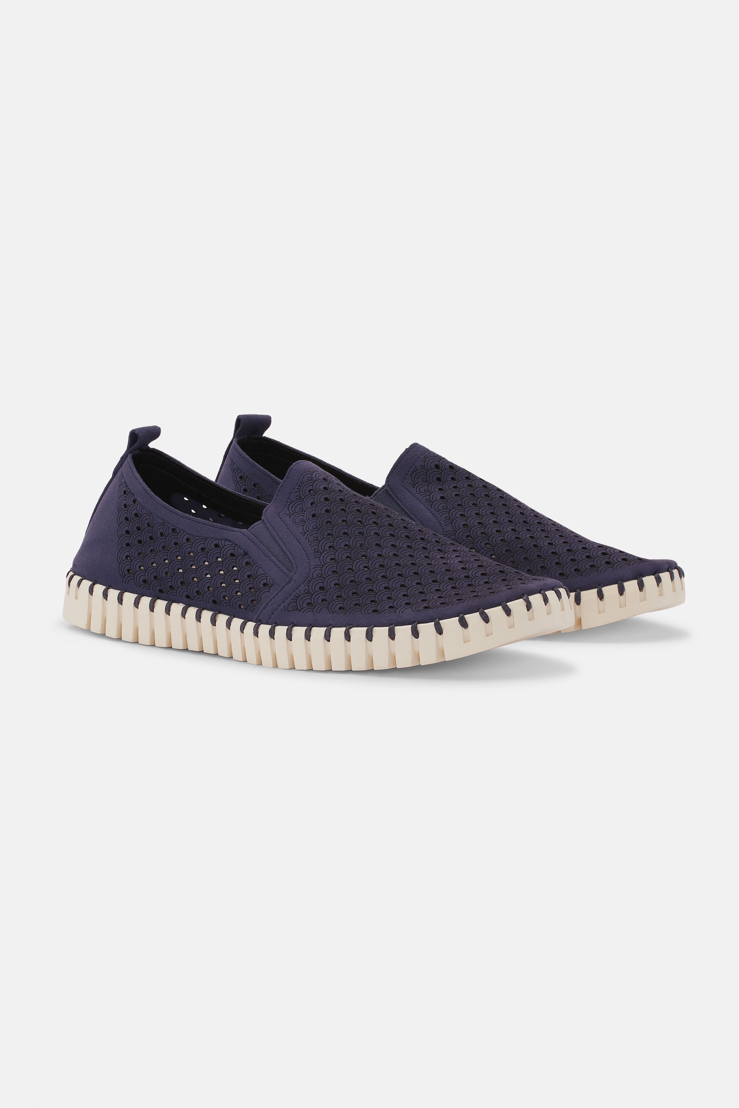 Instappers Heren TULIP140MEN beige zool | Navy | Shoes | Ilse Jacobsen