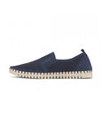 Instappers Heren TULIP140MEN beige zool | Dark Indigo | Shoes | Ilse Jacobsen