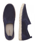 Instappers Heren TULIP140MEN beige zool | Dark Indigo | Shoes | Ilse Jacobsen