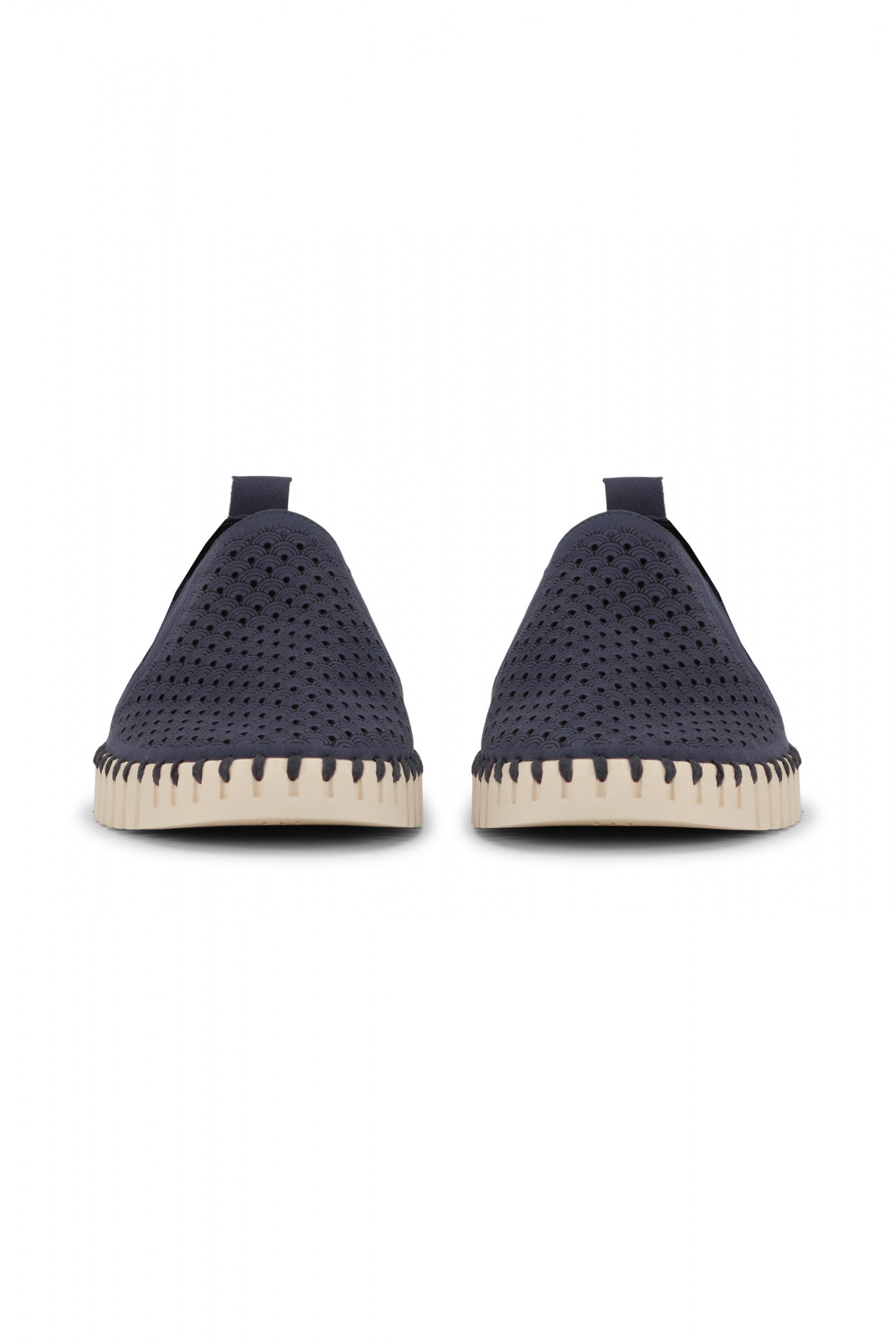 Instappers Heren TULIP140MEN beige zool | Dark Indigo | Shoes | Ilse Jacobsen