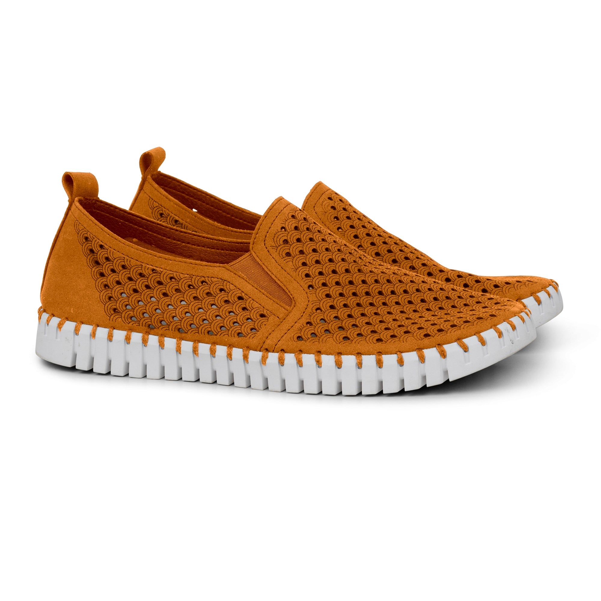 Instappers Heren TULIP140MEN beige zool | Pumpkin | Shoes | Ilse Jacobsen