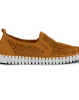 Instappers Heren TULIP140MEN beige zool - 821 Pumpkin | Pumpkin | Shoes | Ilse Jacobsen