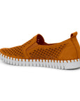 Instappers Heren TULIP140MEN beige zool - 821 Pumpkin | Pumpkin | Shoes | Ilse Jacobsen