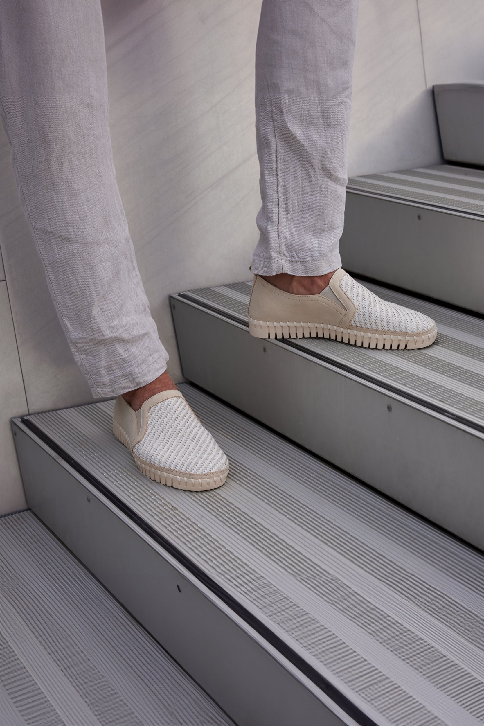 Instappers Heren TULIP143MEN beige zool | Kit Pearled Ivory | Shoes | Ilse Jacobsen