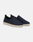Instappers Heren TULIP143MEN beige zool | Dark Indigo Pearled Ivory | Shoes | Ilse Jacobsen