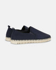Instappers Heren TULIP143MEN beige zool | Dark Indigo Pearled Ivory | Shoes | Ilse Jacobsen