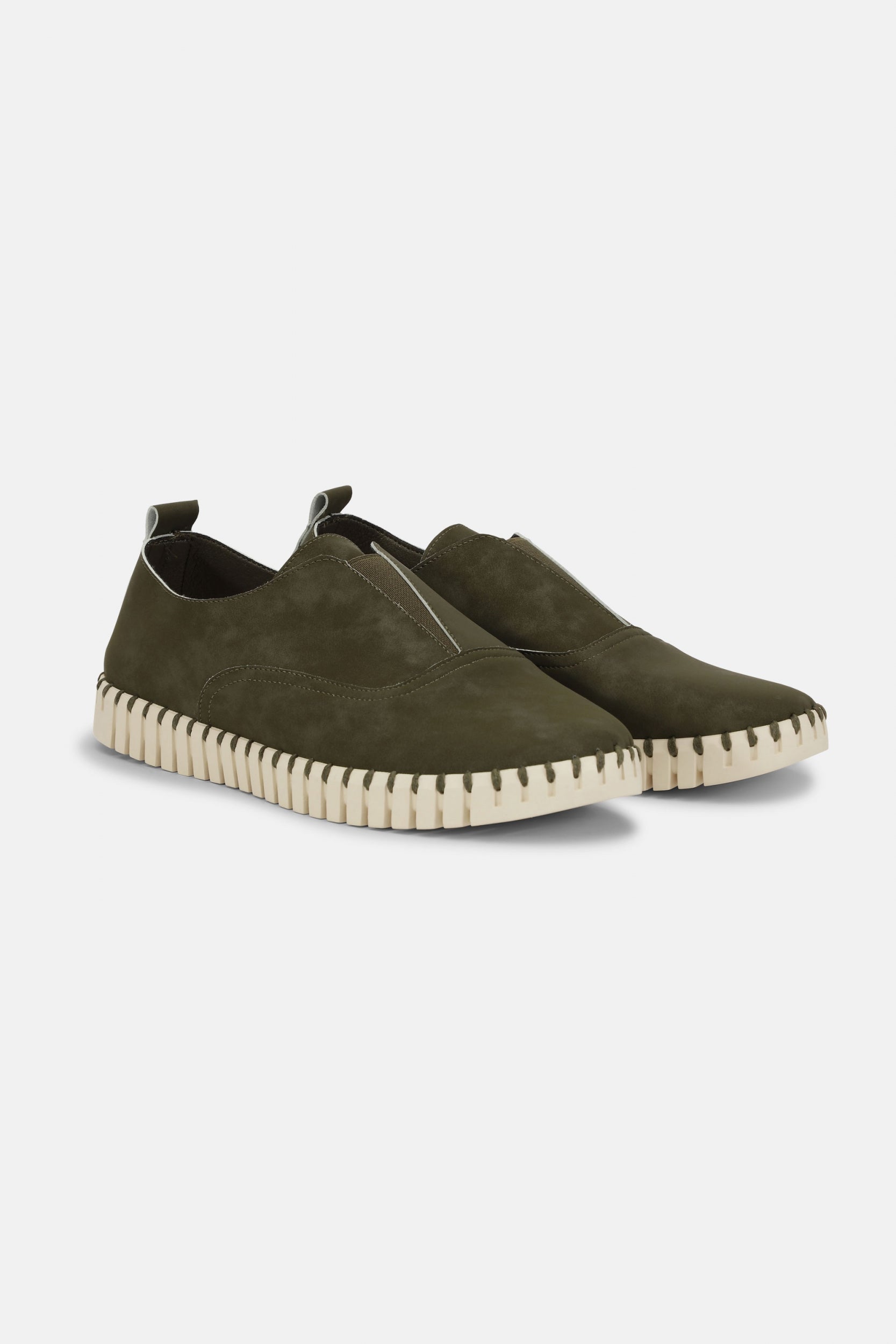 Instappers Heren TULIP144MEN | Army Pearled Ivory | Shoes | Ilse Jacobsen