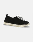 Schoen Heren TULIP145MEN - 001111 Black Pearled Ivory | Black Pearled Ivory | Shoes | Ilse Jacobsen