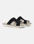 Instapsandalen TULIP1675 | Black | Sandals | Ilse Jacobsen