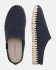 Vilten Pantoffels TULIP3090F | Dark Indigo | Shoes | Ilse Jacobsen