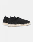 Instappers TULIP3275 beige zool | Black | Shoes | Ilse Jacobsen