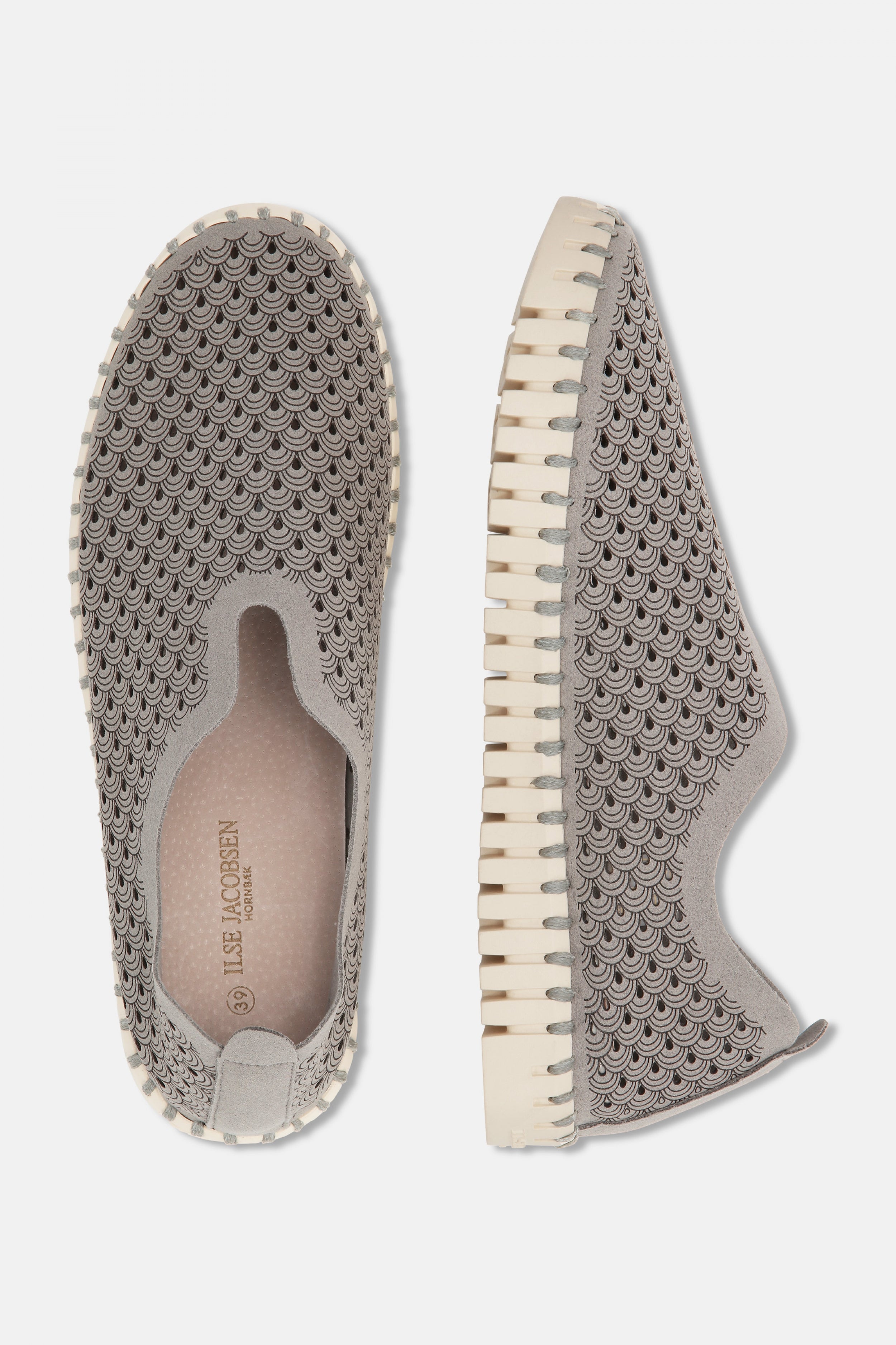 Instappers TULIP3275 beige zool | Grey | Shoes | Ilse Jacobsen
