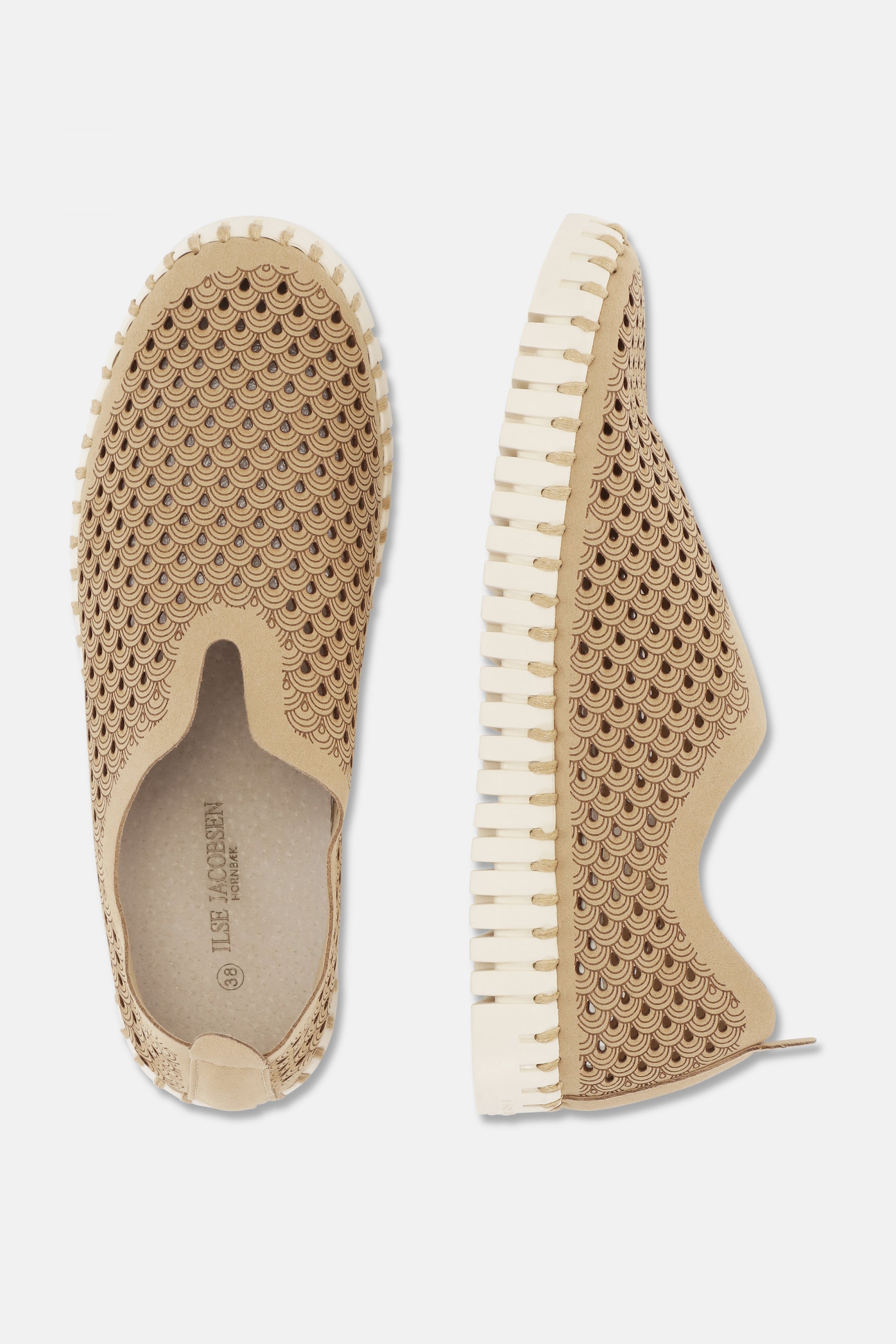 Instappers TULIP3275 beige zool | Latte | Shoes | Ilse Jacobsen