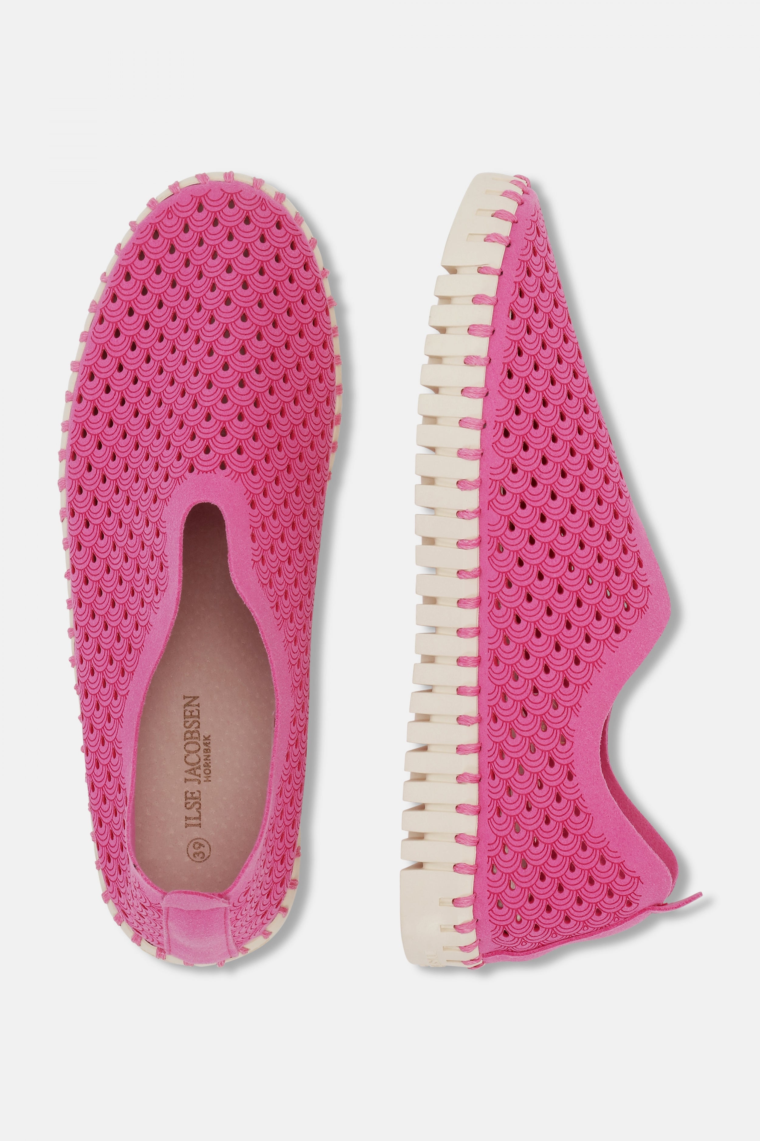 Instappers TULIP3275 beige zool | Rose Violet | Shoes | Ilse Jacobsen