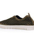 Instappers TULIP3275 beige zool - 465 Deep Olive | Deep Olive | Shoes | Ilse Jacobsen