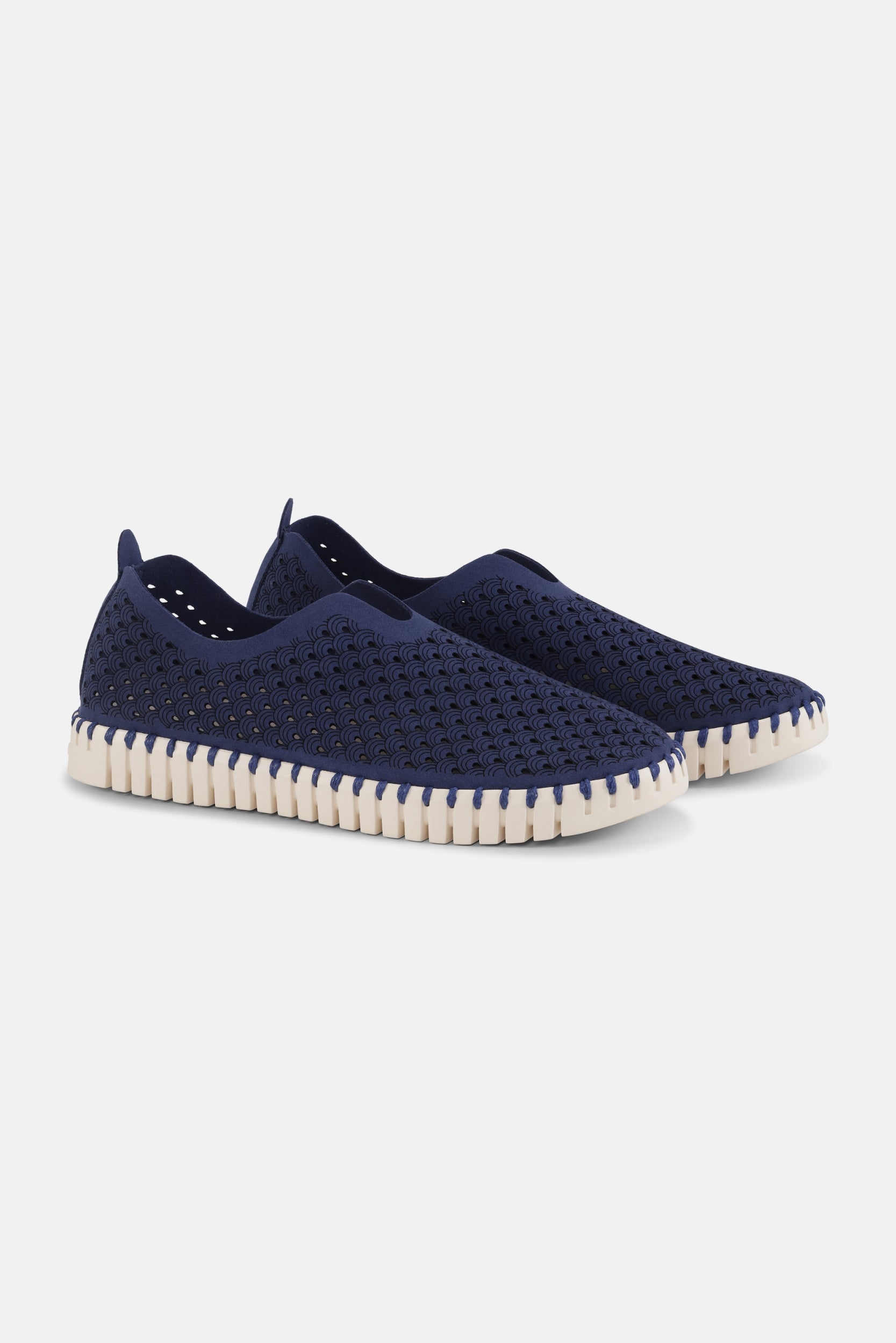 Instappers TULIP3275 beige zool | Estate Blue | Shoes | Ilse Jacobsen