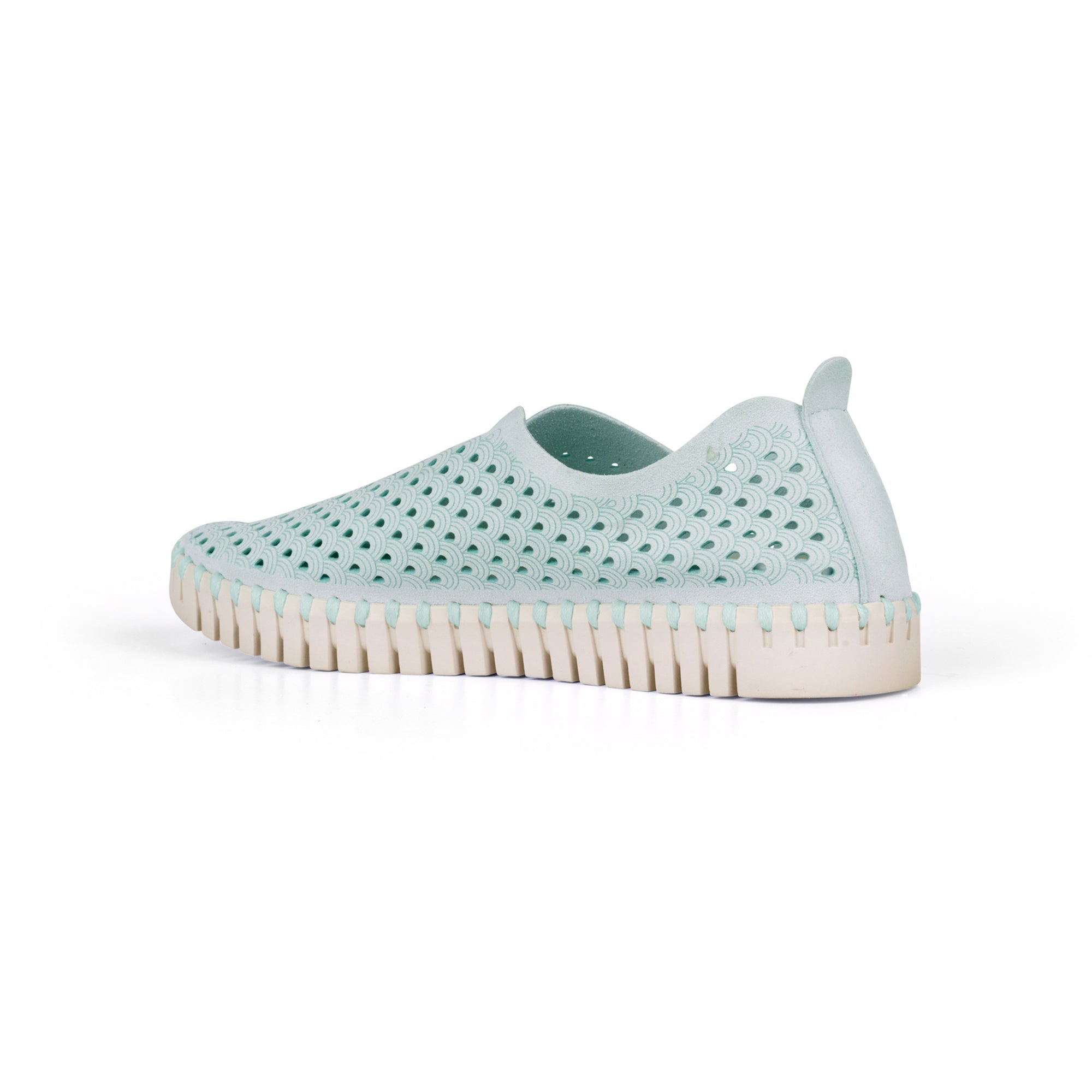 Instappers TULIP3275 beige zool | White Blue | Shoes | Ilse Jacobsen